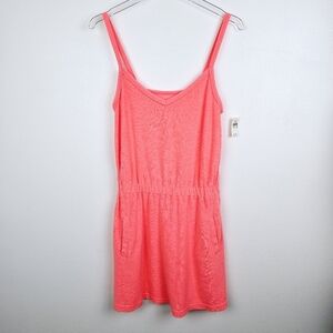 Offline by Aerie Coral Terry Cloth Swimsuit Coverup Dress NWT